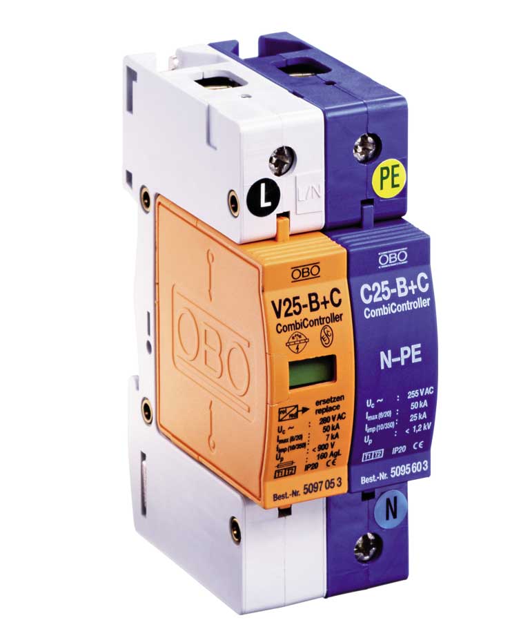 Type 1+2 / Class B+C Single phase